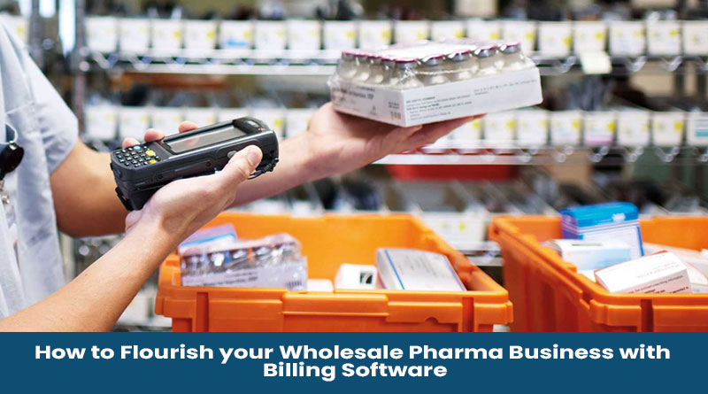 Wholesale pharma business with billing software.