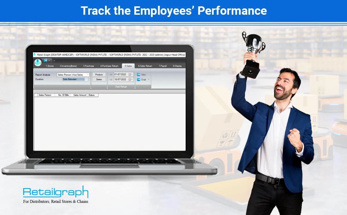 Track the employees performance.