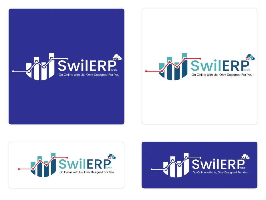 SwilERP Logo with White Background.